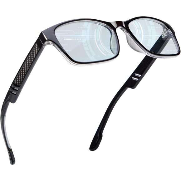 Accessories - Unisex Grey Sleek Frame HD Lens Digital Interface With Futuristic Smart Glasses